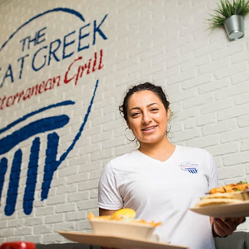 Serving you at The Great Greek Mediterranean Grill